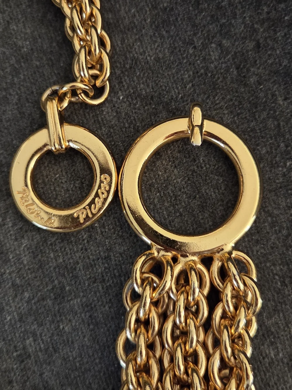 Paloma Picasso Gilt Tier Chain Belt